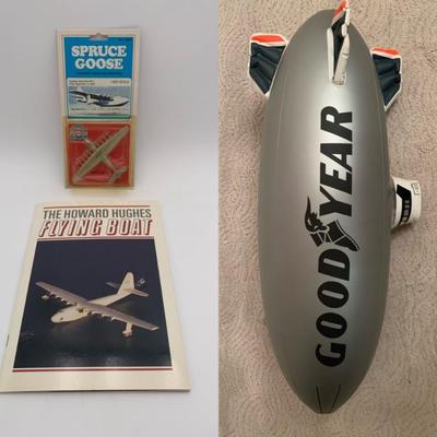 Big & Small - Goodyear Blimp & Spruce Goose