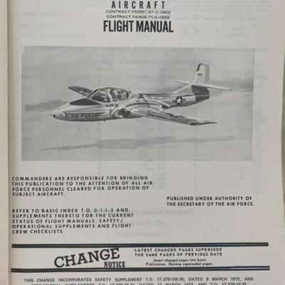 Cessna T-37B Flight & Operations Manual - 1970s