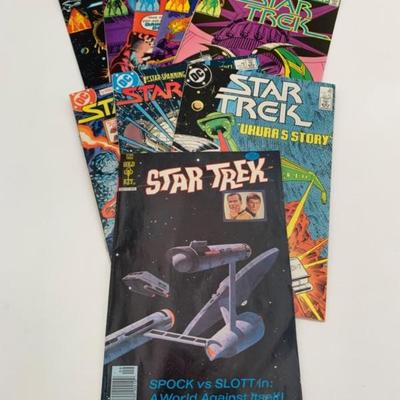 Star Trek Comic Books - 9 Total - DC/Marvel - 1980s