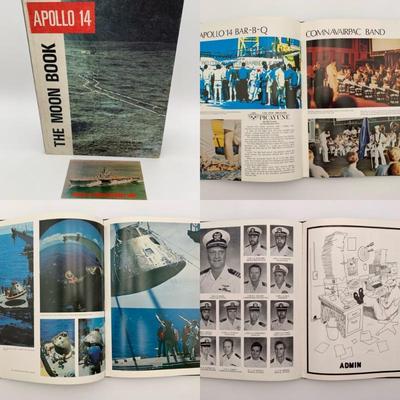 APOLLO 14 - THE MOON BOOK - USS Orleans Prime Recovery Ship