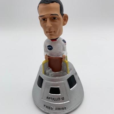 Fred Haise Apollo 11 Bobblehead - Astronaut Signed: Haise