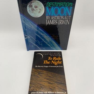 Irwin Book Duo: Both Astronaut/Author Signed: Irwin