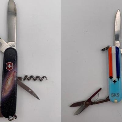 Victorinox Pocketknife Pair - Galaxy & Jets - Unused