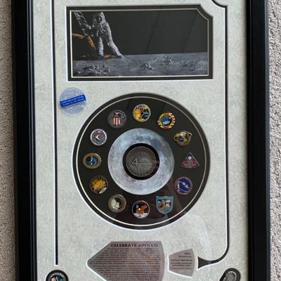 Celebrate Apollo 11 – Space-Flown Metal/Calle Print