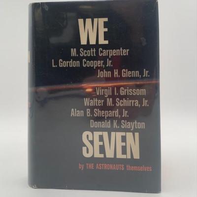 Book - WE SEVEN: signed by 6 of 7 original NASA astronauts - 1962!