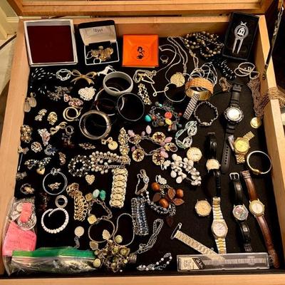 Vintage estate jewelry and watches