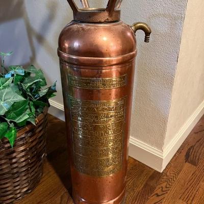 Antique Copper Fire Hydrant