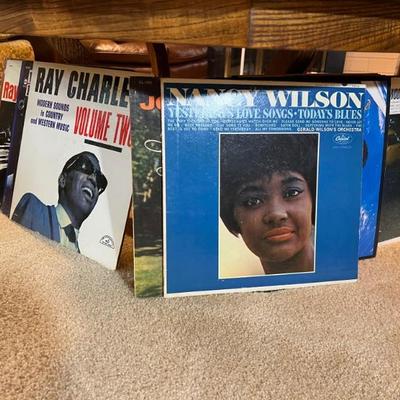 Many vintage vinyl records in their original sleeves, in great condition! 