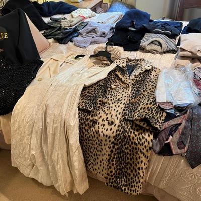 Vintage womens clothing, dresses, and jackets