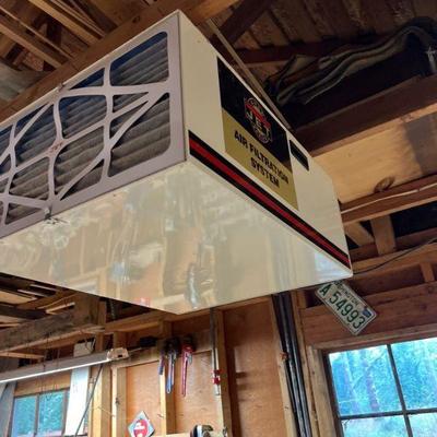 Jet filtration air system