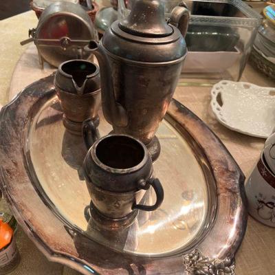 Silver coffee server