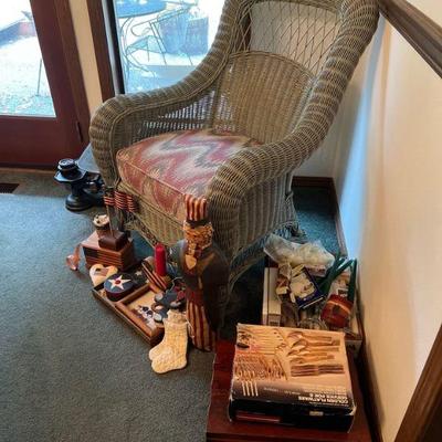 Wicker chair