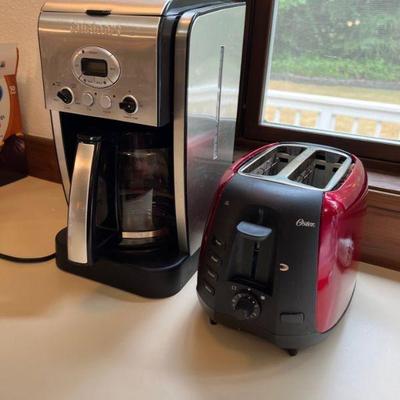 Coffee maker, toaster