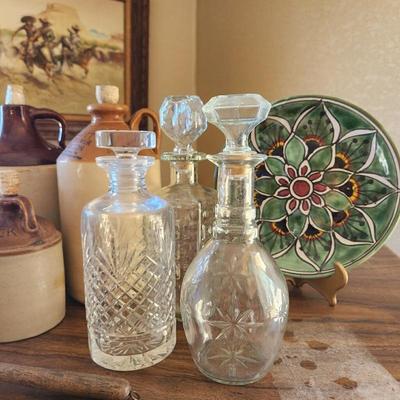 Crystal decanters