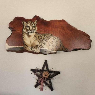 Burlwood from the 70s amazing handpainted cat