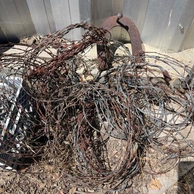 barbed wire