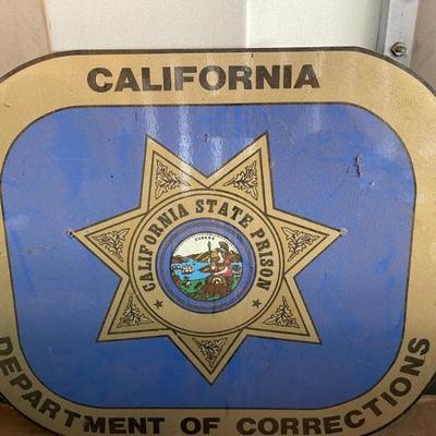 Correctional facility sign