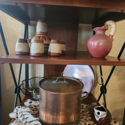 Copper pots and pans