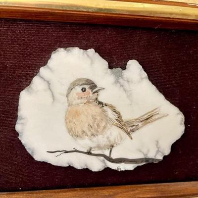 Animal decor painted rock