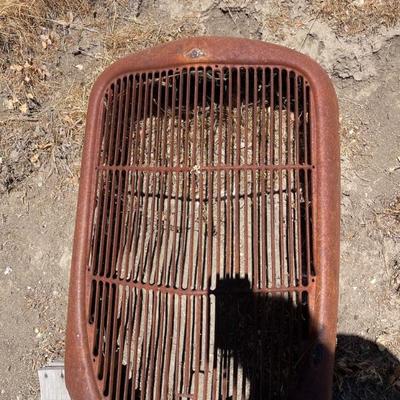 Fender of an antique car