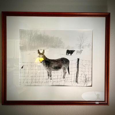 Signed and framed art by Sarah S. Blodgett