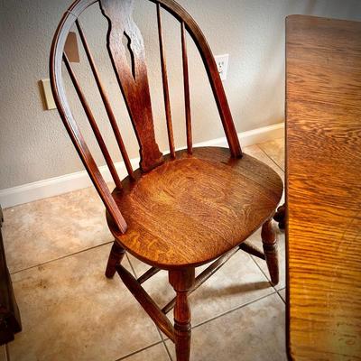 1 of 2 antique Windsor chairs