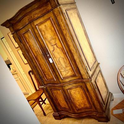 Hand-painted armoire