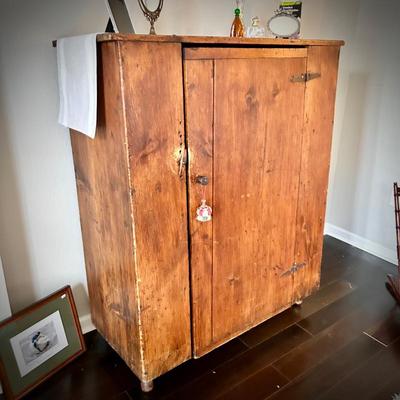 Tall antique cabinet