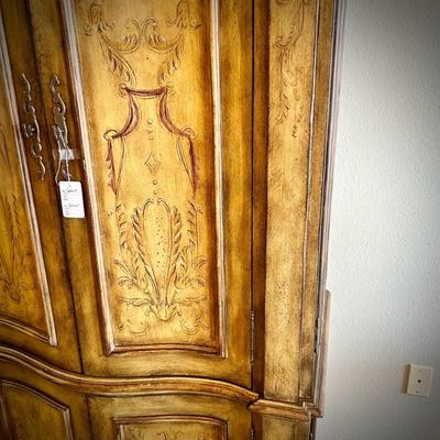 Hand-painted armoire