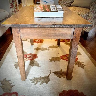 Antique hand-made coffee table