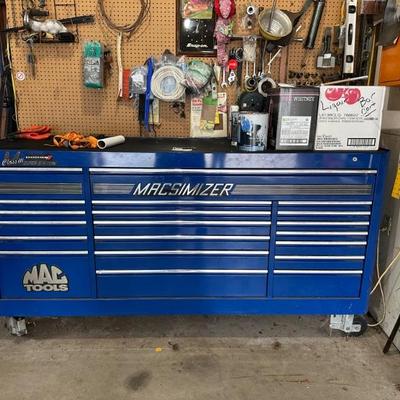 SOLD PRE Selling $12,995 Mac Tool MACSIMIZER     20 Drawer Tool Chest FULL Of Tools -Retired Mechanic 40 Years Worth of Collecting
