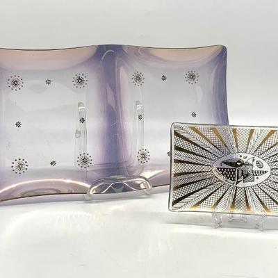 Mid century snack dishes