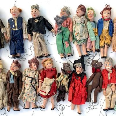 Vintage marionettes