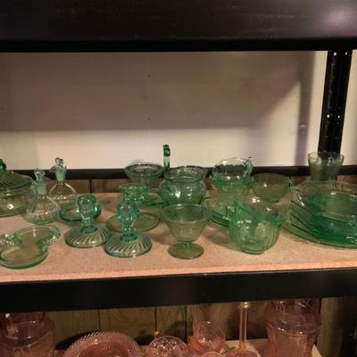 Uranium depression glass