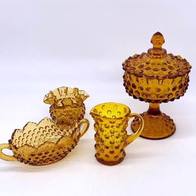 Amber hobnail