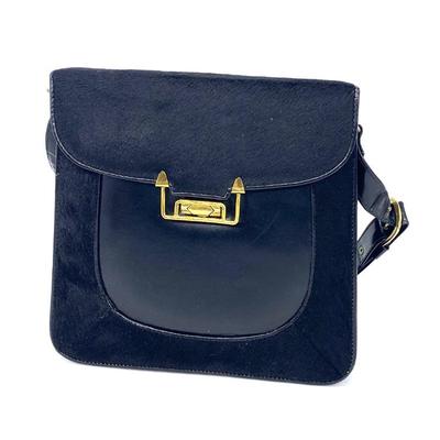 Vtg. 1950/60’s ArtMex leather and fur purse
