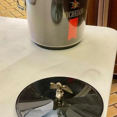 Michelob ice bucket with lid