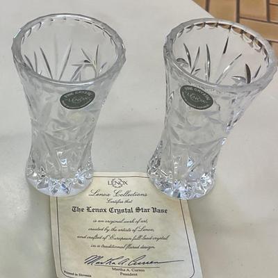 Crystal vases