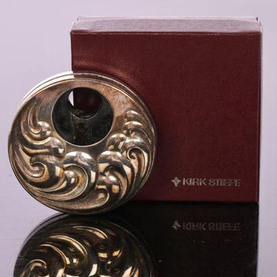 Kirk Steiff silver plated perfume atomizer