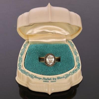 Art Deco ring in original box