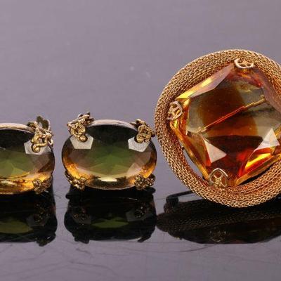 Germany earrings and brooch
