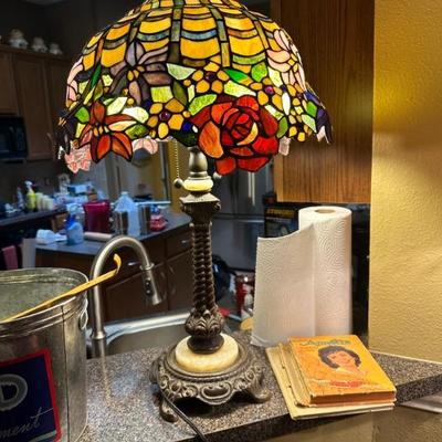 Tiffany style lamp