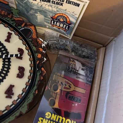 new Lionel train clock