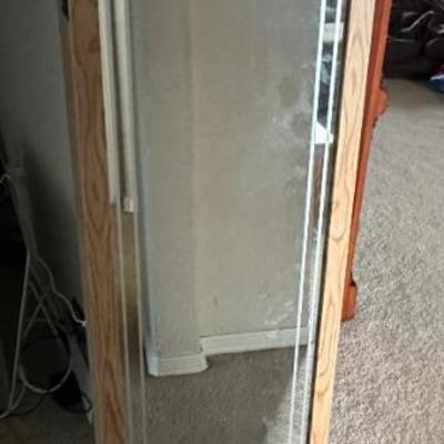 mirror jewelry open cabinet