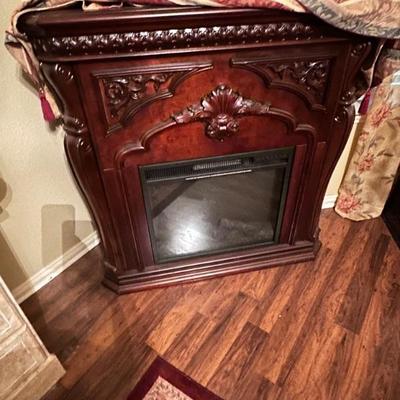 corner fireplace