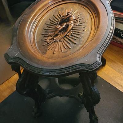 ANTIQUE CARVED TABLE