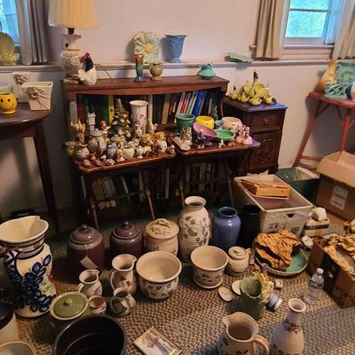 POTTERY AND GLASS