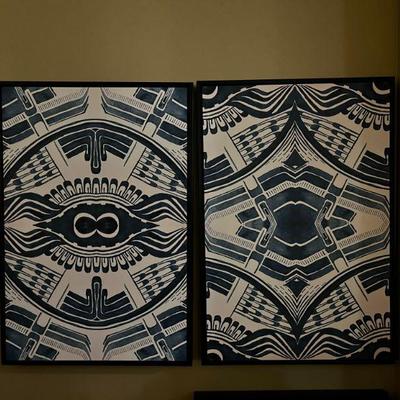 Signed Print on canvas by local artist