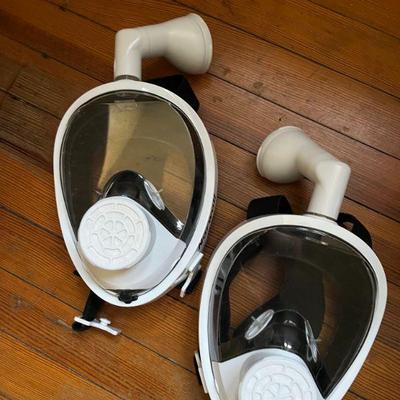 face masks / snorkels