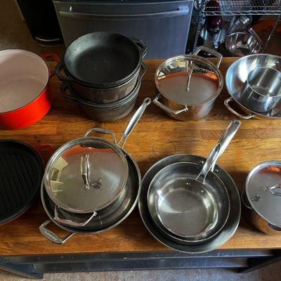stainless steel pots and pans, ceramic dutch oven, cast iron dutch oven